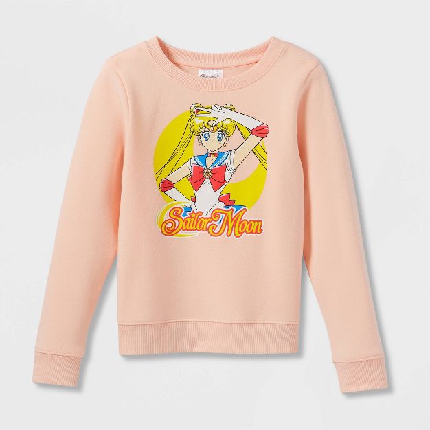 Girls' Sailor Moon Dreamy Fleece Pullover Sweatshirt -