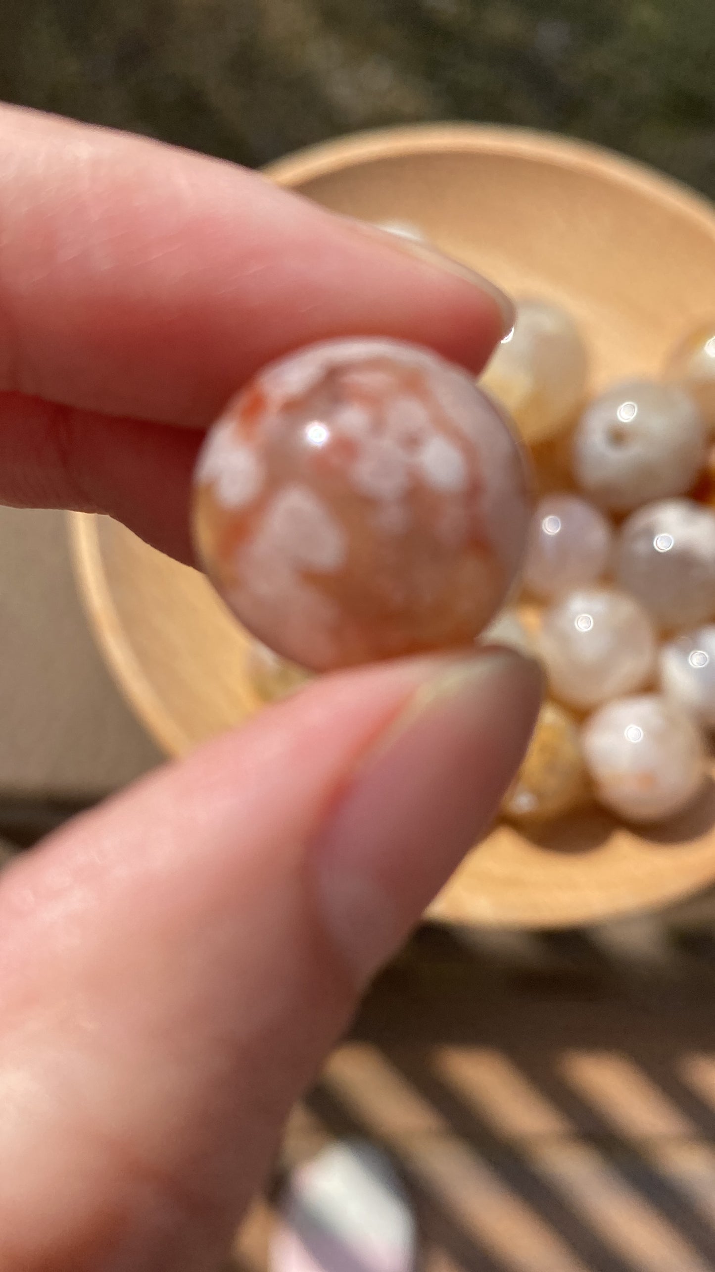 Cherry Sakura Flower Agate Geode small size BOGO [limited time]