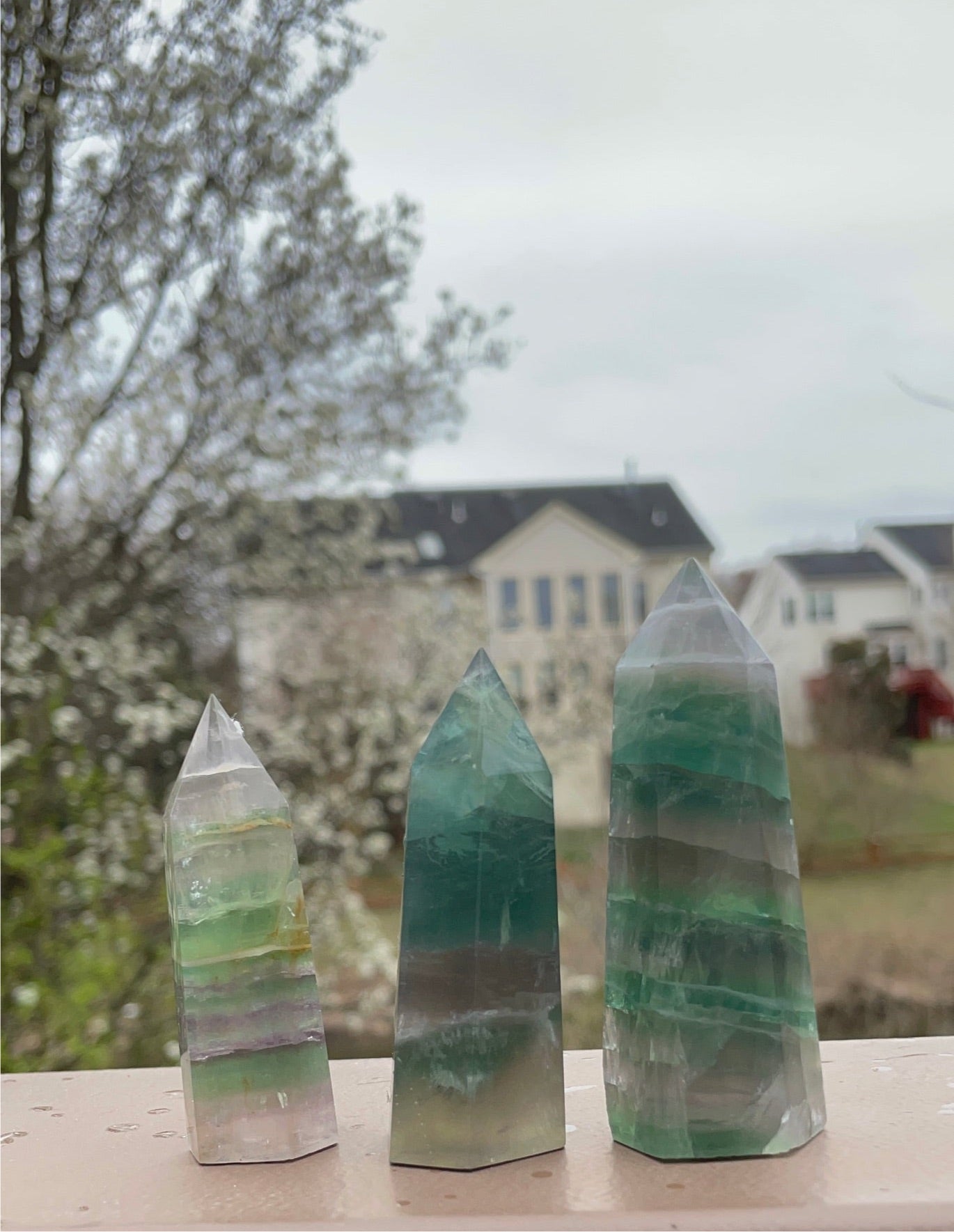 Rainbow Fluorite Tower