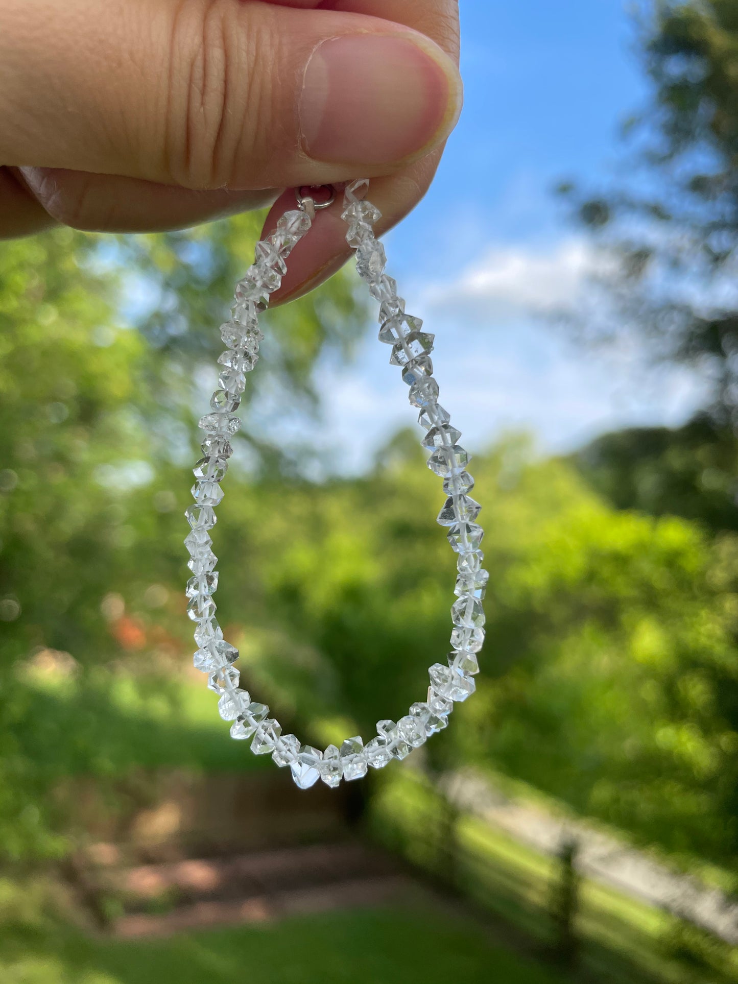 Herkimer Diamond bracelet