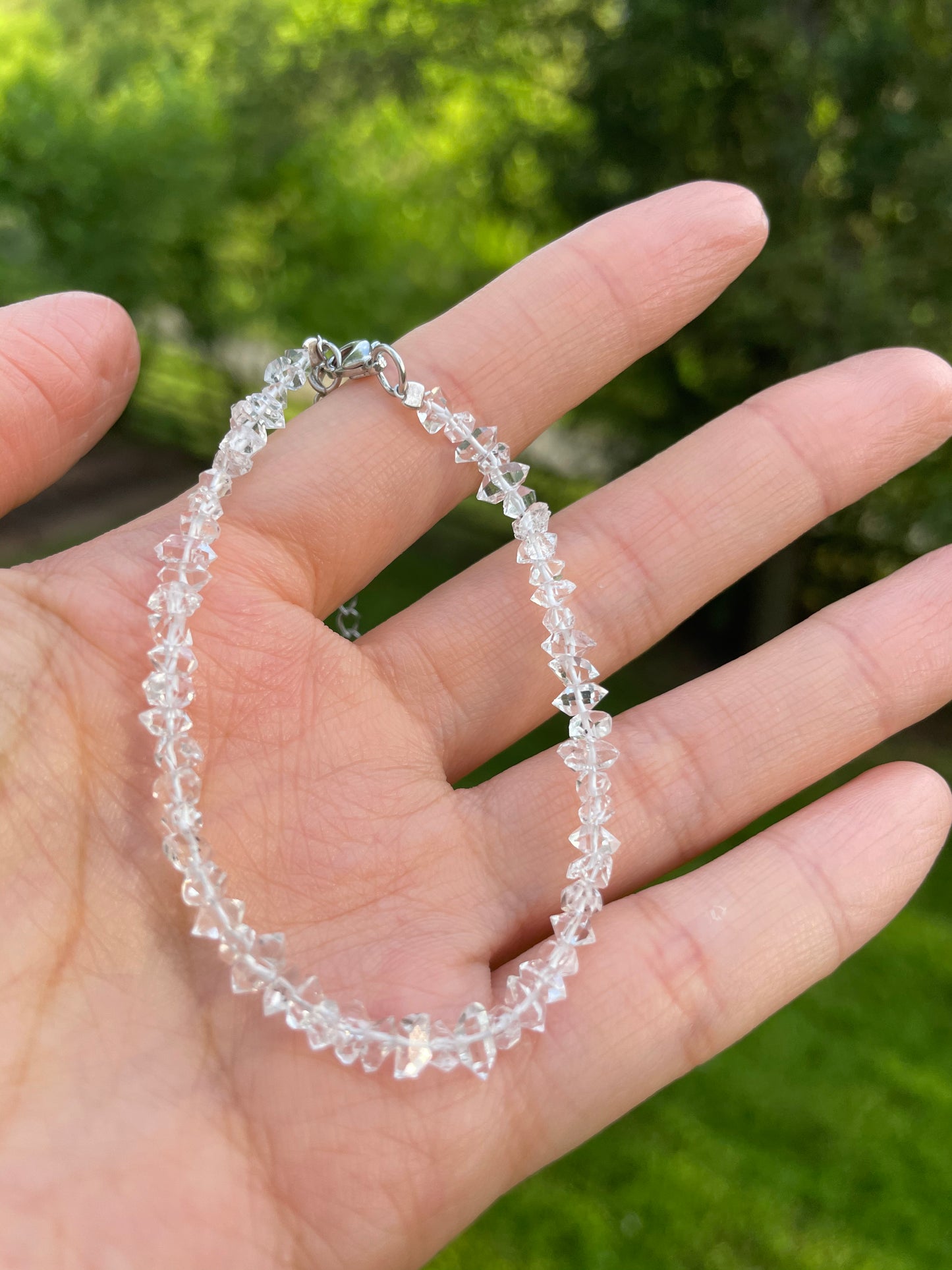 Herkimer Diamond bracelet