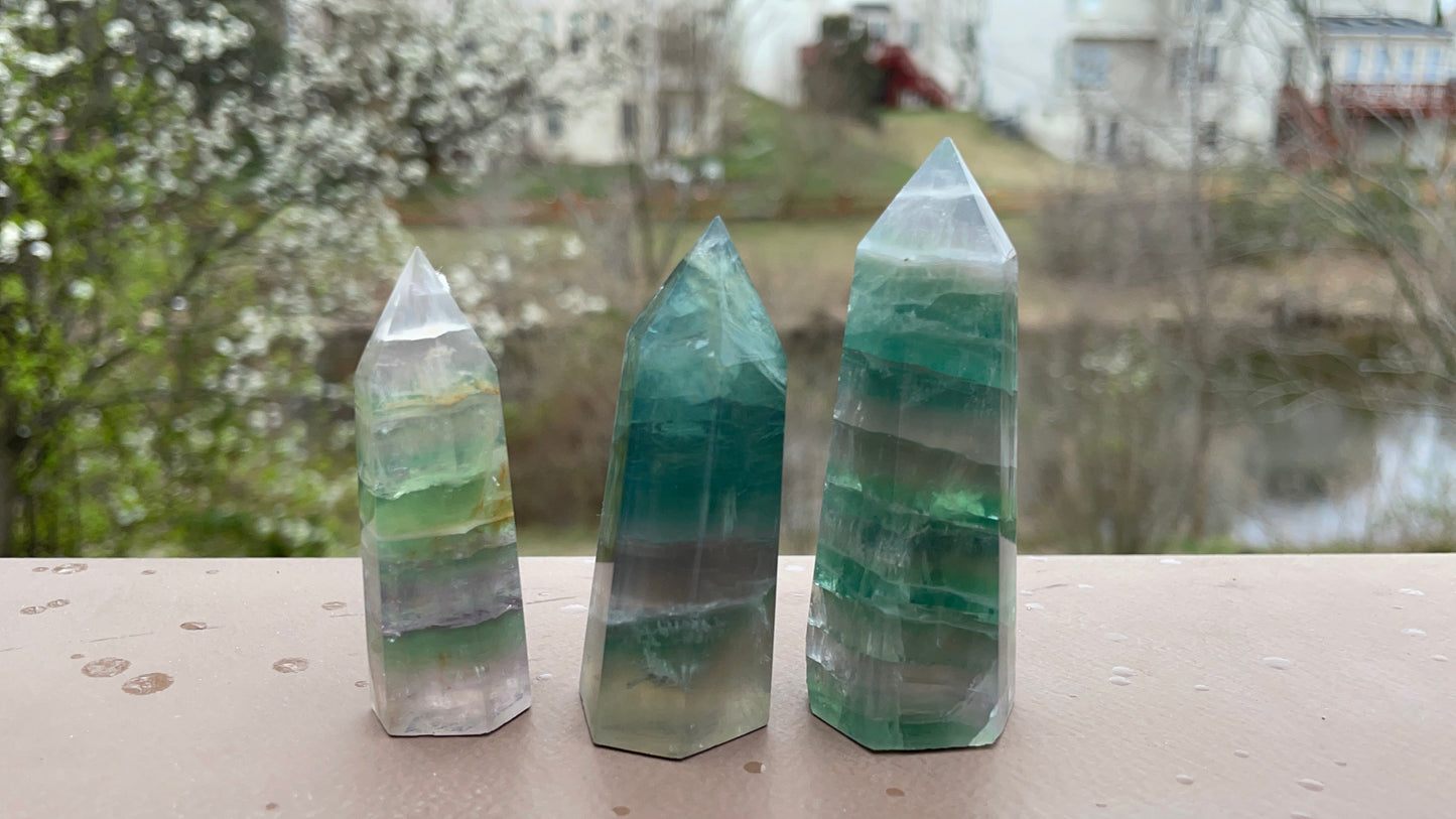 Rainbow Fluorite Tower