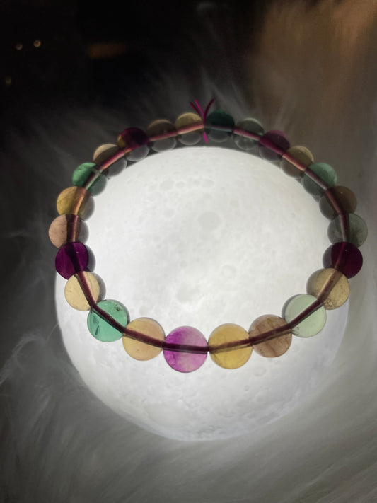 Fluorite crystal bracelet limited time only