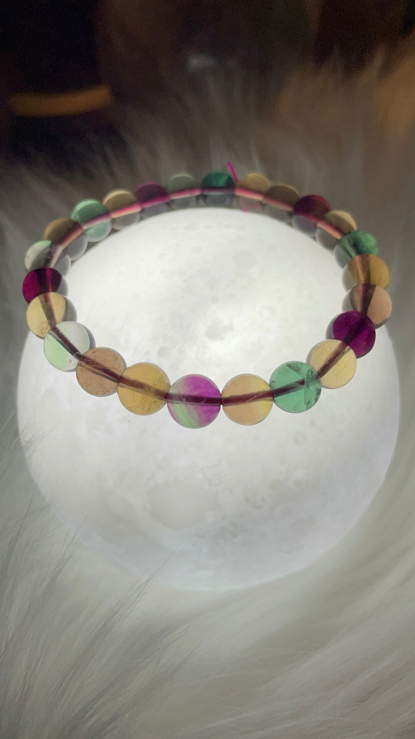 Fluorite crystal bracelet limited time only