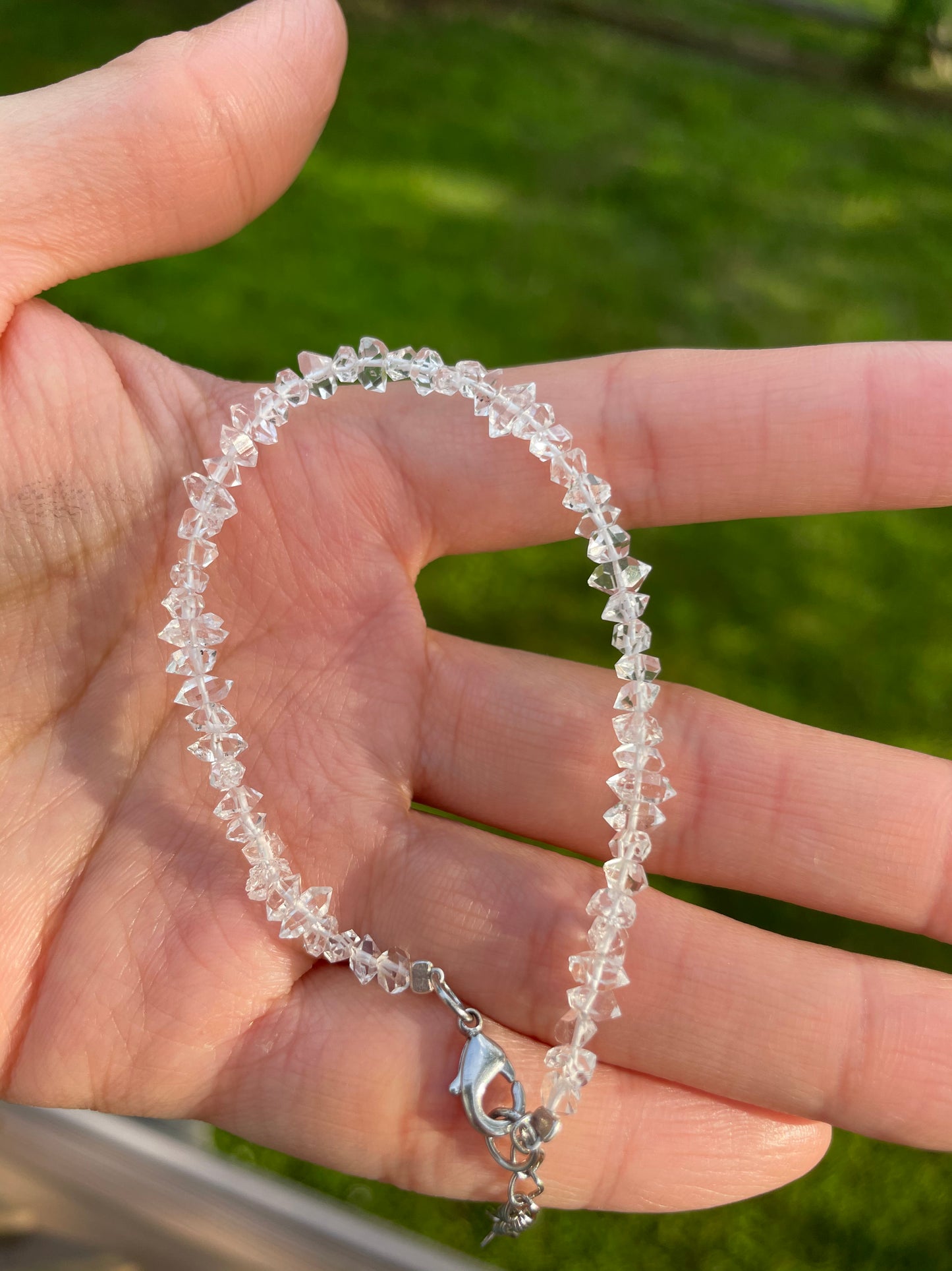 Herkimer Diamond bracelet