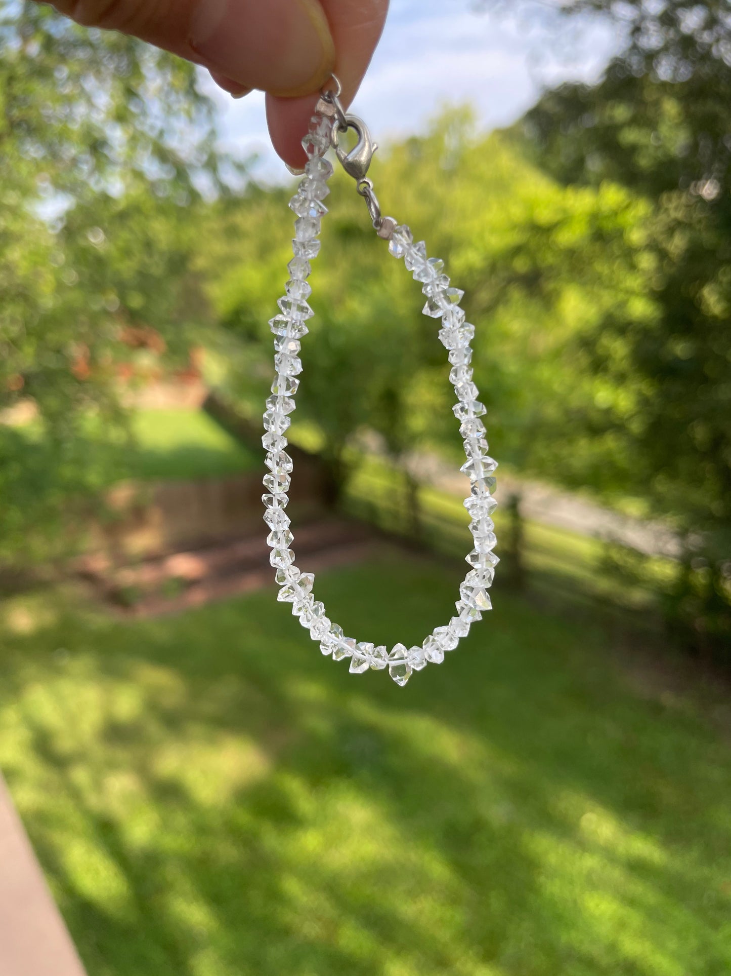 Herkimer Diamond bracelet