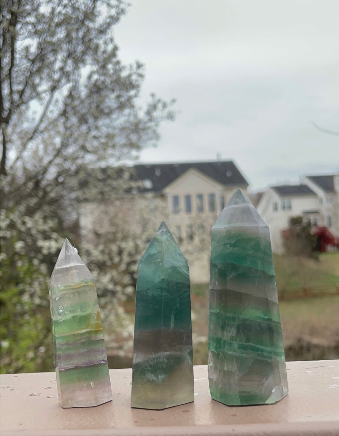 Rainbow Fluorite Tower